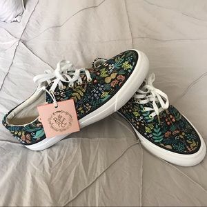 Keds x Rifle Paper Co. Anchor Sneaker in Wildwood